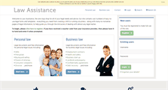 Desktop Screenshot of lawassistance.secureclient.co.uk