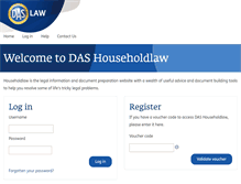 Tablet Screenshot of householdlaw.secureclient.co.uk
